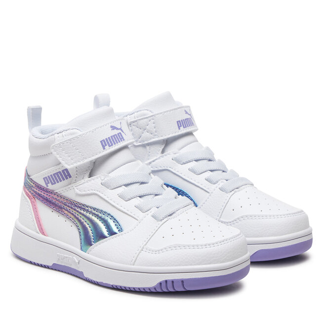 Sneakersy Puma Rebound V6 Mid Bouncy Sky Ac+ Ps 398726 01 Biały