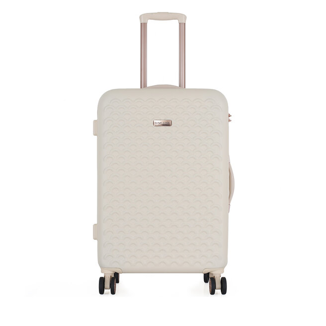 Walizka średnia Semi Line T5791-2 Écru