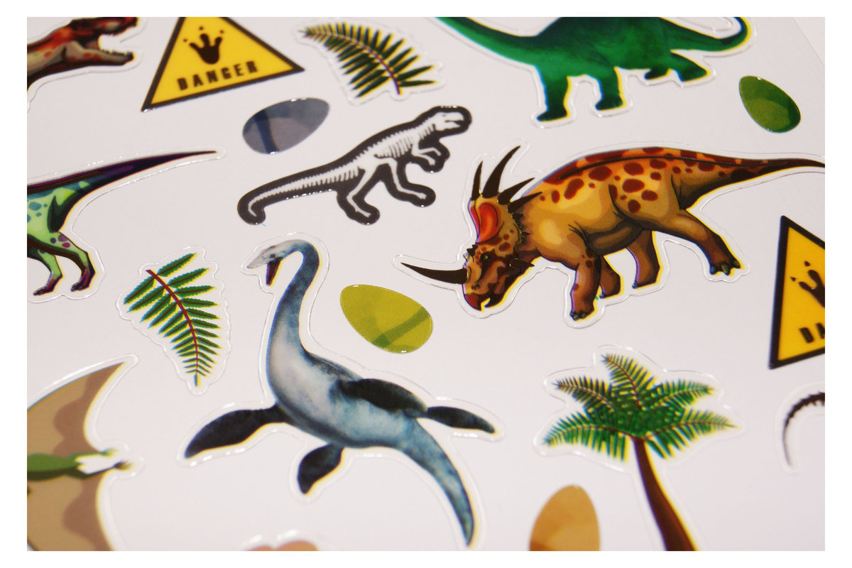 PEGATINAS KLASYCZNE DINOZAURI