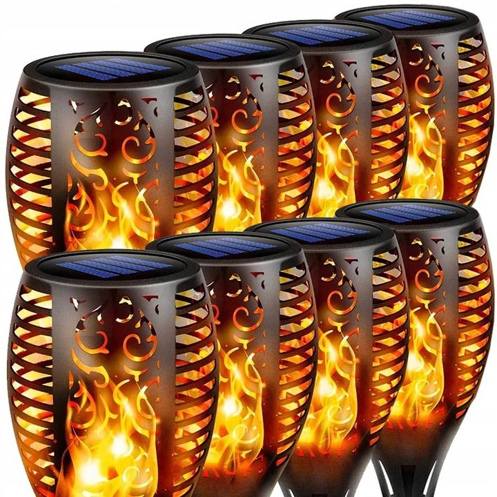 Lampa solarna, ARSA, pochodnia, 8 sztuk