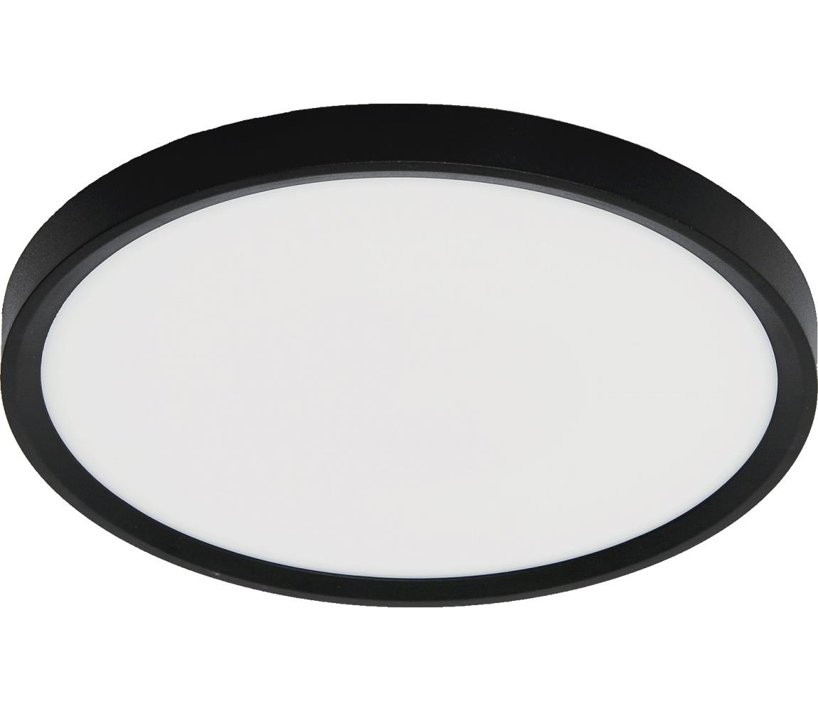 Fulgur 42362 - LED Plafon NOMY LED/24W/230V śr. 30 cm czarny