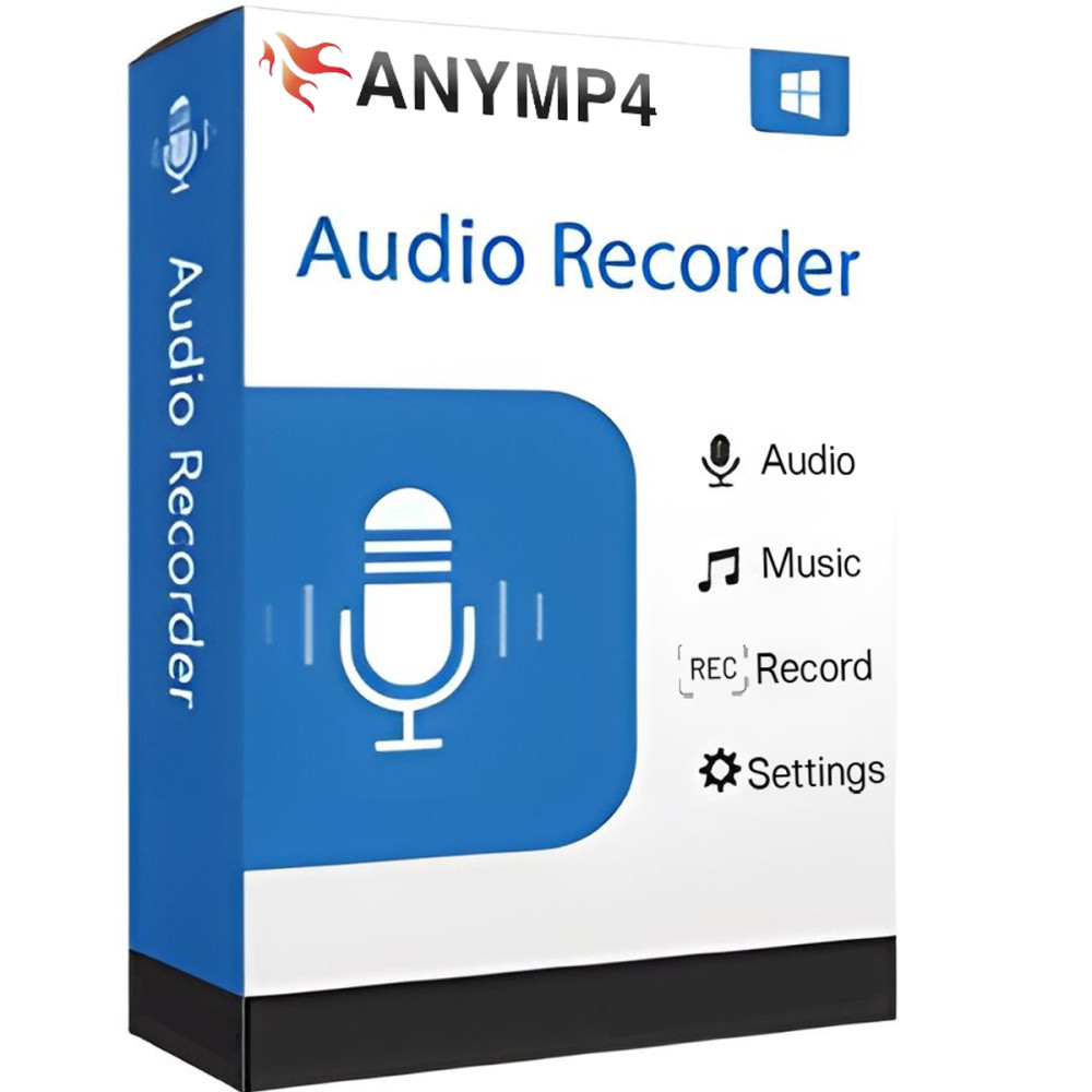 AnyMP4 Audio Recorder (1 urządzenie / 1 rok)