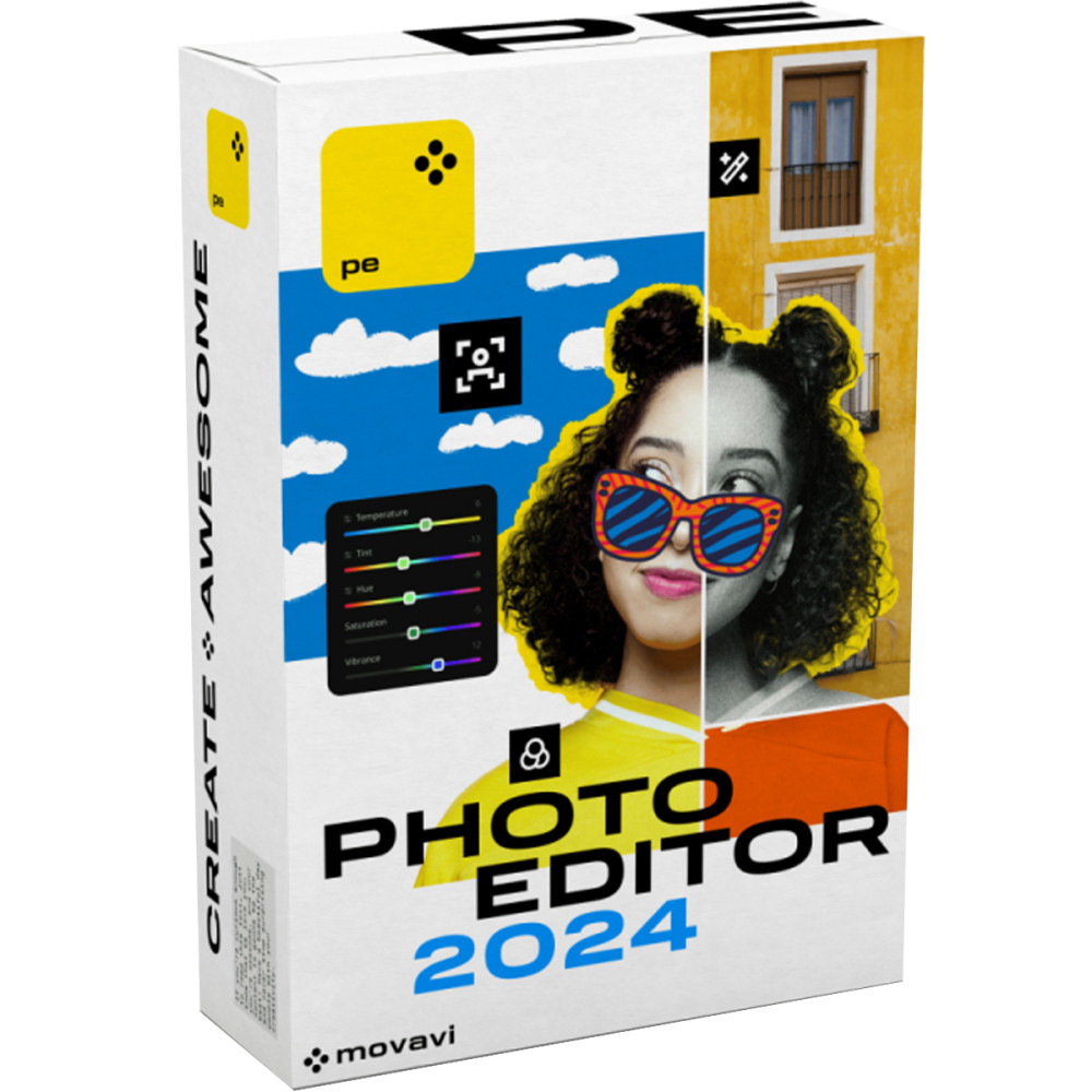 Movavi Photo Editor 2024 (1 urządzenie / 1 rok)