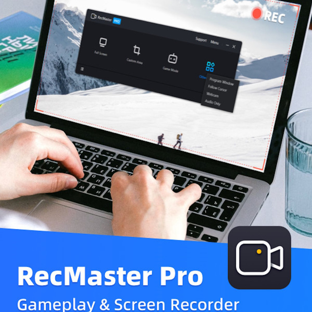 RecMaster Pro - Gameplay & Screen Recorder (1 urządzenie / Lifetime) (Steam)