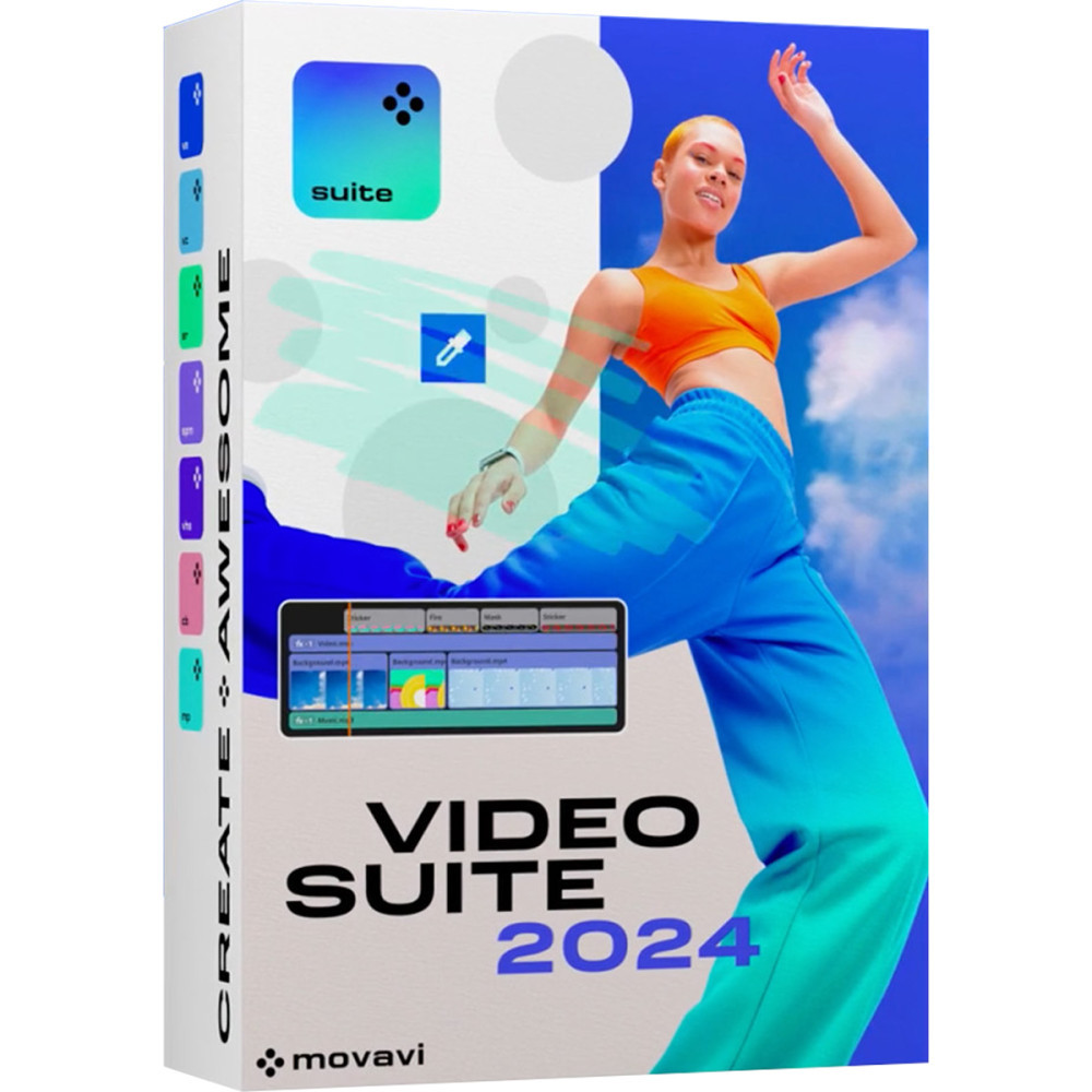 Movavi Video Suite 2024 (1 urządzenie / 1 rok) (Mac)