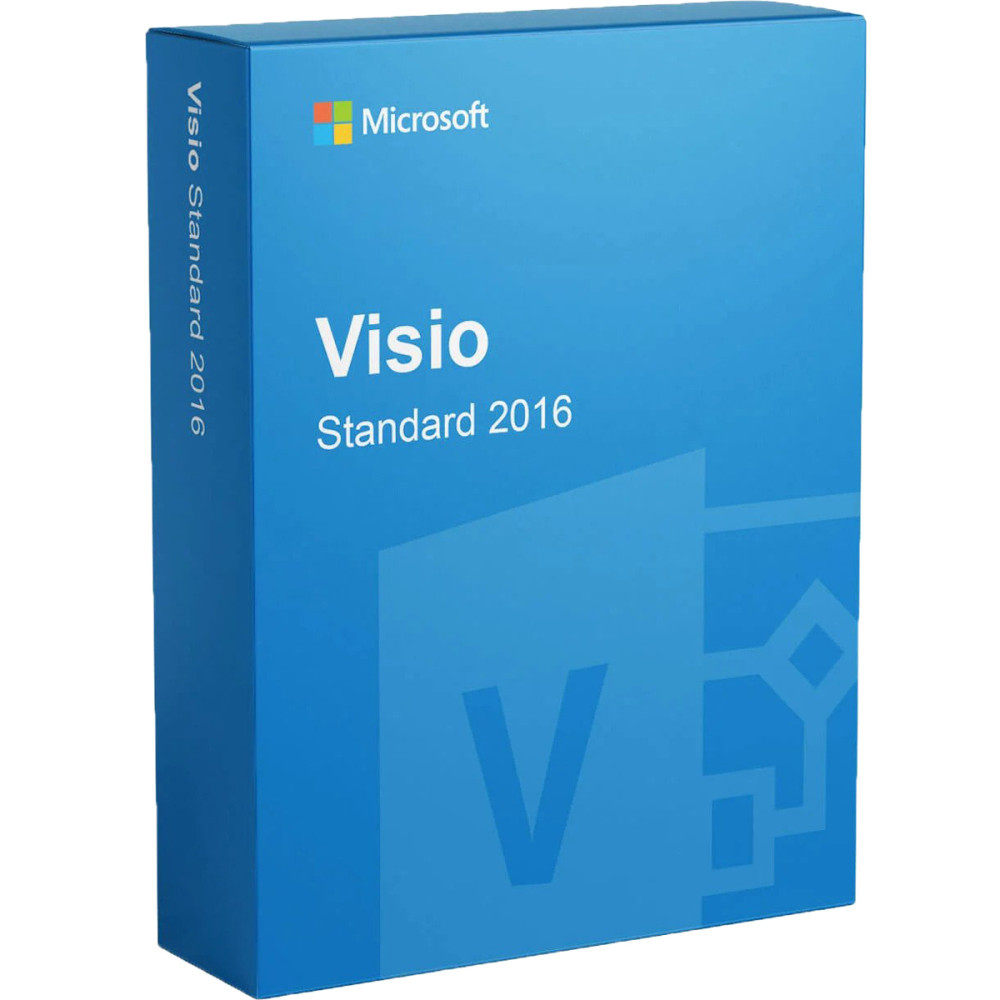 Microsoft Visio Standard 2016 (1 urządzenie) (Aktywacja online)