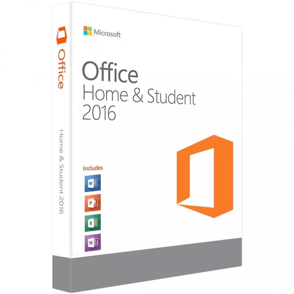 Microsoft Office 2016 Home & Student  (1 urządzenie) (Aktywacja online)
