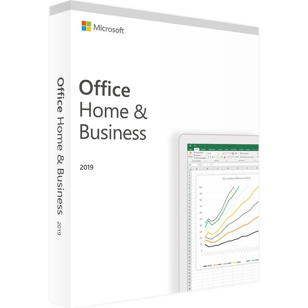 Microsoft Office 2019 Home & Business (1 urządzenie) (Aktywacja online)