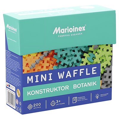 Klocki Mini Waffle 200 el. Konstruktor Botanik