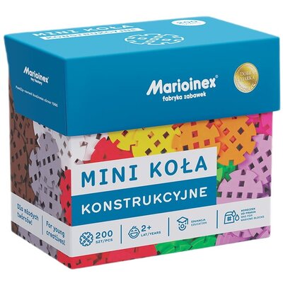 Mario-Inex Klocki Mini Waffle 200 el Koła Konstrtukcyjne 453184