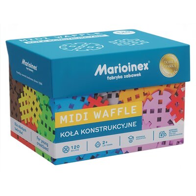Klocki Midi Koła Konstrukcyjne 120 el.