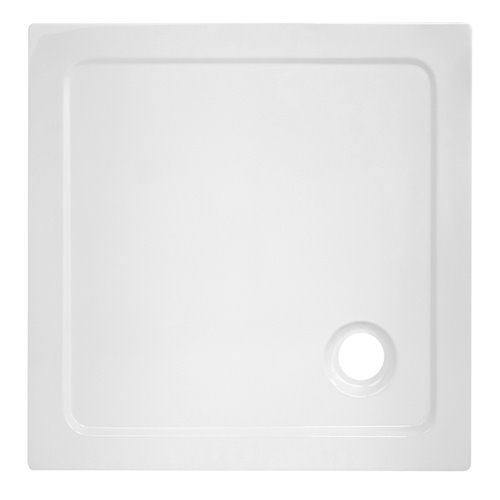 Brodzik kwadratowy slim 80x80 ST02A biały