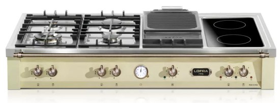 Płyta ceramiczno-gazowa LOFRA Range Top Dolcevita 120 AVORIO TRBI126/4BC/Bronze