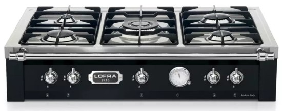 Płyta gazowa LOFRA Range Top Dolcevita 90 NERO MATT TRNM96/5/Chrome