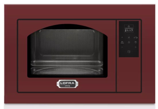 Kuchenka mikrofalowa LOFRA DOLCEVITA 60 ROSSO BURGUNDY FRMRR6TME/Chrome Touch