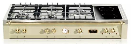 Płyta ceramiczno-gazowa LOFRA Range Top Dolcevita 120 AVORIO TRBI126/5C