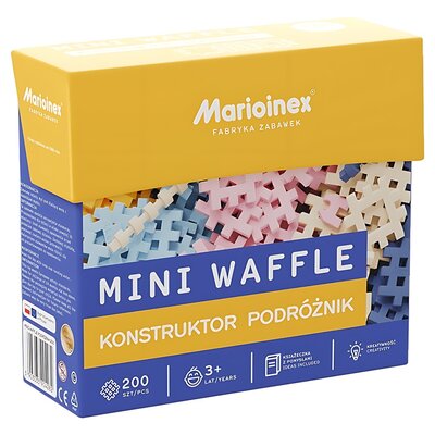 Klocki Mini Waffle 200 el. Konstruktor Podróżnik