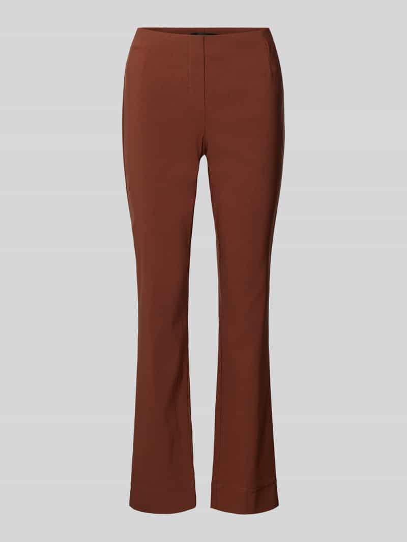 Spodnie materiałowe ze szwami działowymi model ‘INA’