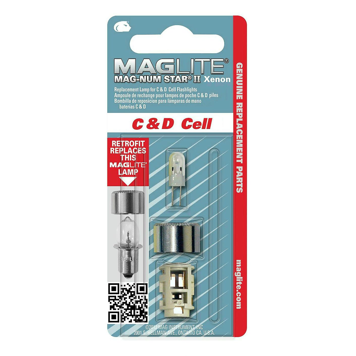 Maglite latarka - Magnum Star II ksenonowa żarówka D + C komórki Maglites - żarówką pack
