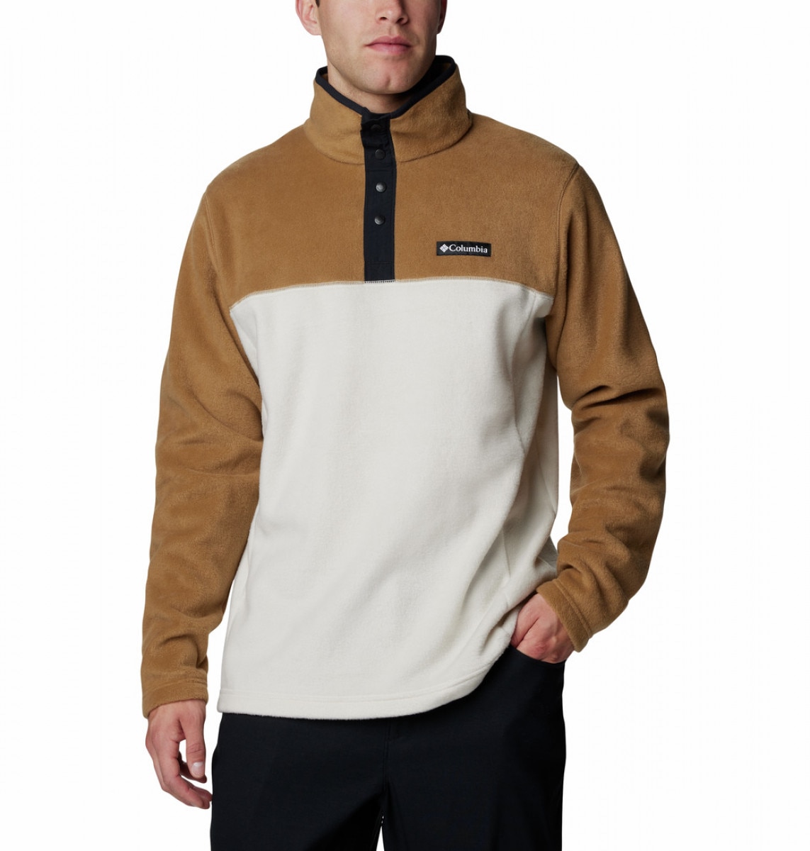 Męski polar nieropinany bez kaptura Columia Steens Mountain Half Snap - multikolor - COLUMBIA
