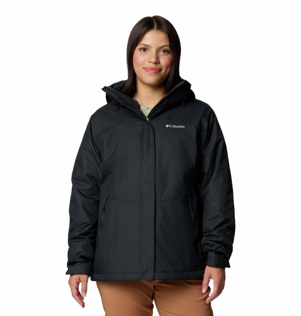 Damska kurtka trekkingowa Columbia Women's Bugabo III Fleece Interchange Jacket - czarna - COLUMBIA