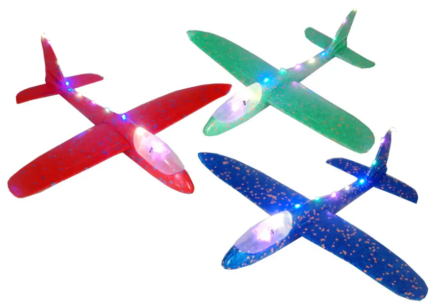 Samolot styropianowy 48 cm światło - SWEDE