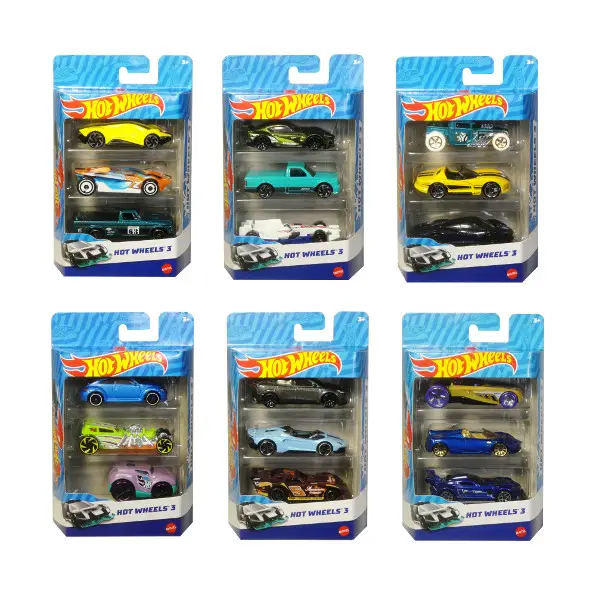Auto Hot Wheeles trzypak - Produkty Licencyjne-różne