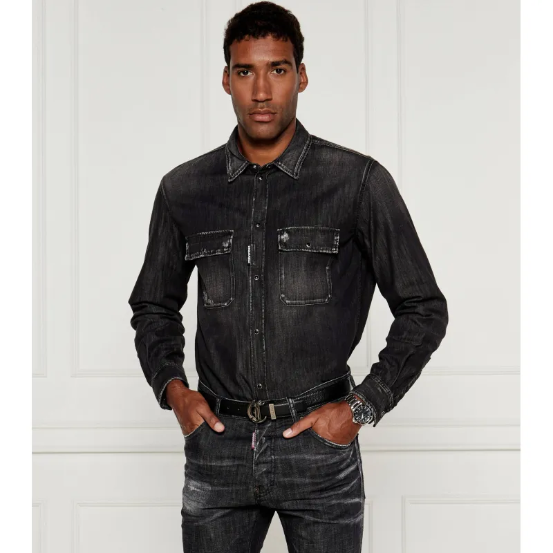 Dsquared2 Jeansowa koszula Relax Dan Regular Fit