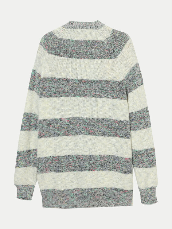 Desigual Kardigan Oxford 24WWJF70 Beżowy Regular Fit