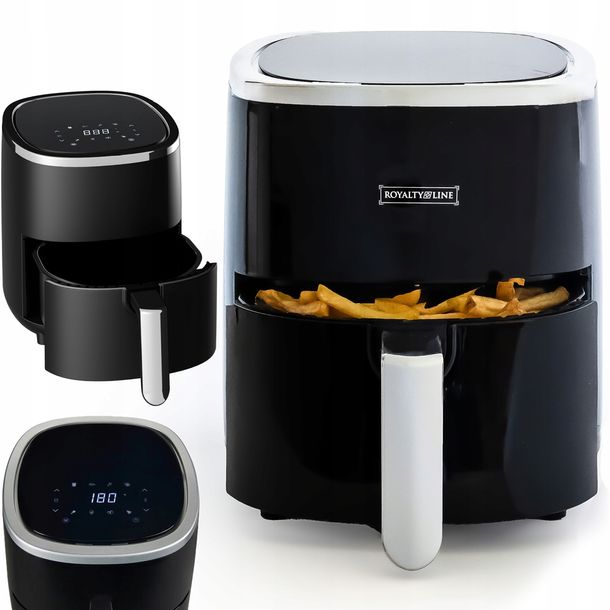 Frytkownica Beztłuszczowa Frytownica Royalty Line Wydajna Air Fryer Turbo