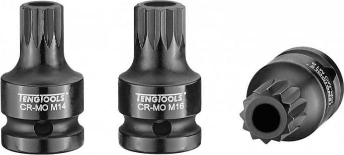 Teng Tools Nasadka trzpieniowa udarowa xZN Spline z chwytem 1/2