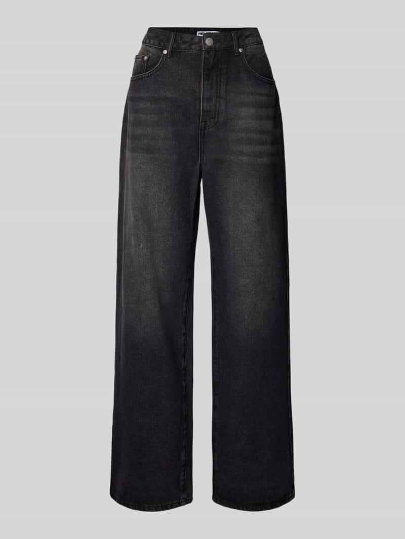 Jeansy o kroju baggy fit z 5 kieszeniami