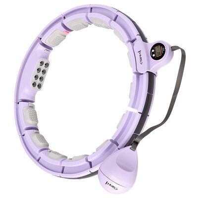 HHM13 HULA HOP VIOLET Z MAGNESAMI I OBCIĄŻNIKIEM + LICZNIK HMS