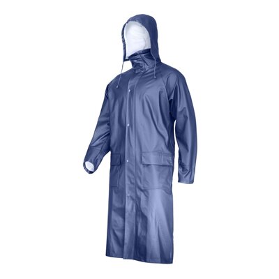 LAHTI PRO LAHTI PRO Płaszcz przeciwdeszczowy roboczy poliuretan granatowy rozmiar 2XL L4170505 LPL4170505