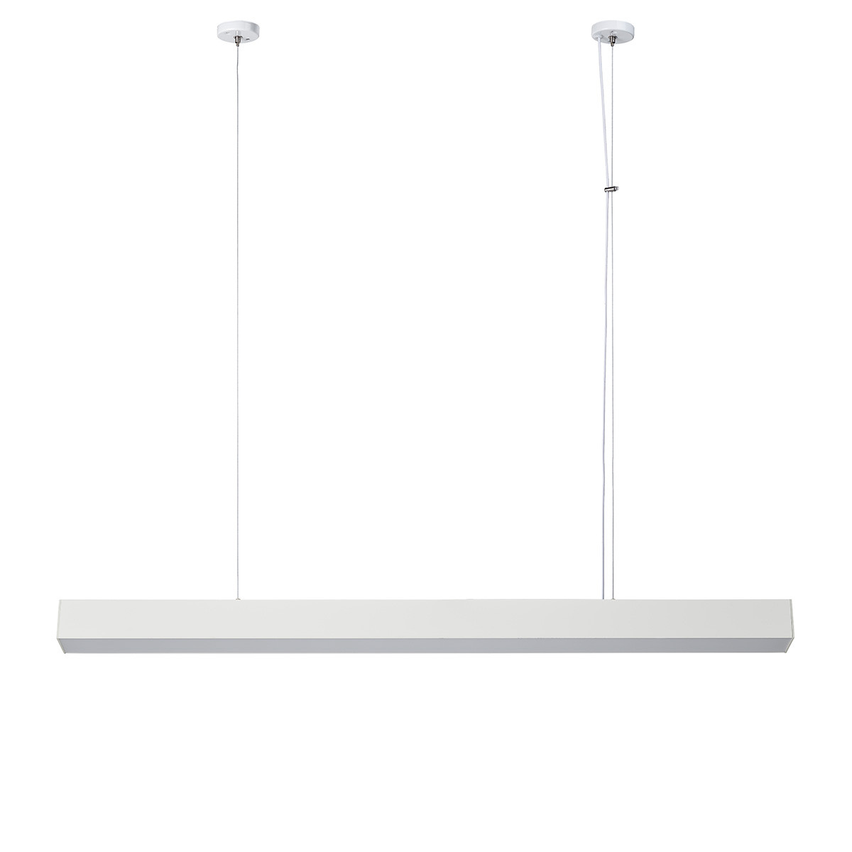Biała, pozioma listwa LED 120cm LP-1401/1P L WH SMART z serii LUCI L