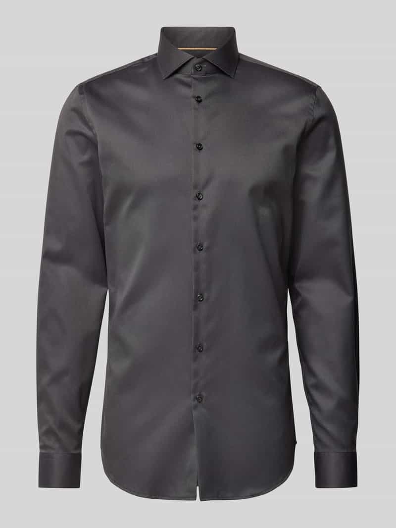 Koszula biznesowa o kroju slim fit z bardzo długim rękawem o jakości premium