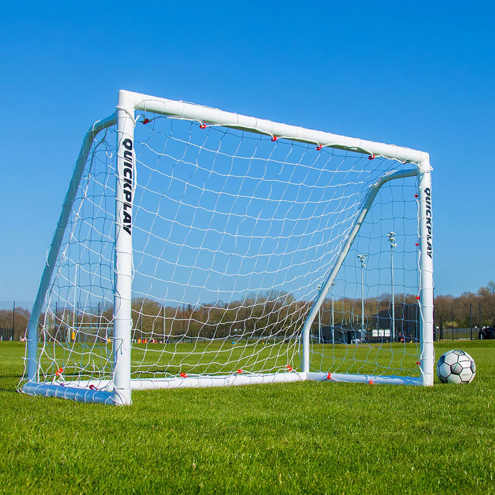Bramka do piłki nożnej QuickPlay Q-Match Goal 180 x 120 cm biała WYSYŁKA W 24H 30 DNI NA ZWROT