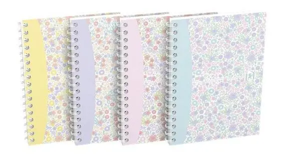 Zeszyt A6/50K kratka Floral (10szt) OXFORD