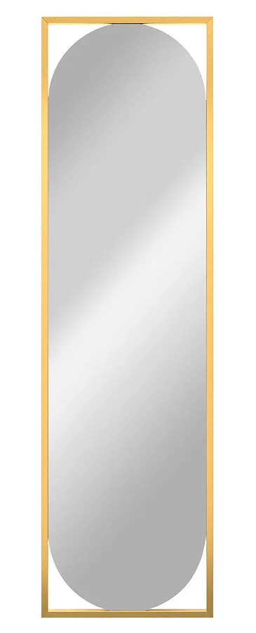 Złote nowoczesne lustro na ścianę M2-H84