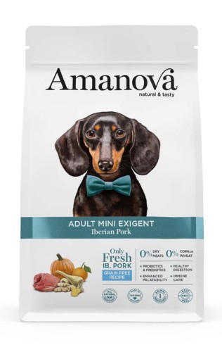 Amanova  Adult Mini Exigent Iberian Pork 7 kg