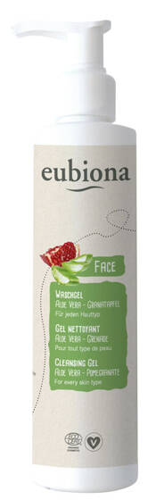 Żel do mycia twarzy z aloesem i granatem 200ml Eubiona