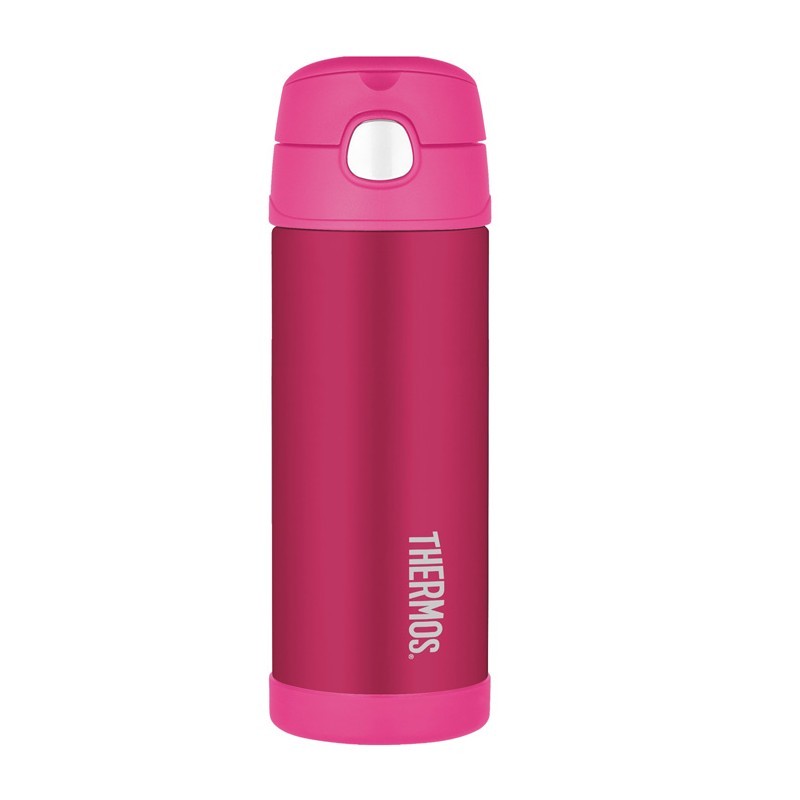 Termos dziecięcy ze słomką – różowy 470ml Thermos