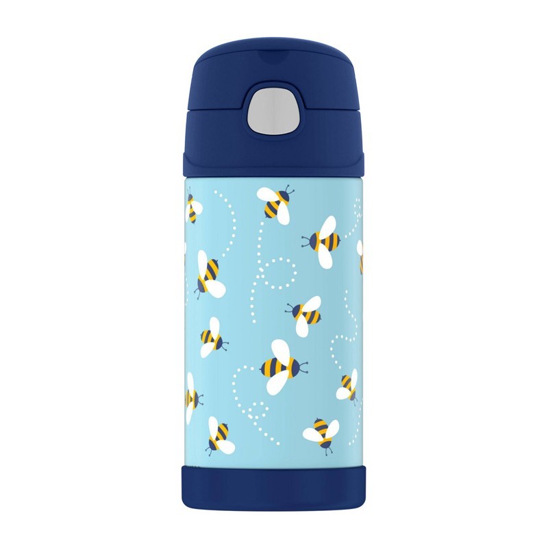 Termos dziecięcy ze słomką – honey bees 355ml Thermos