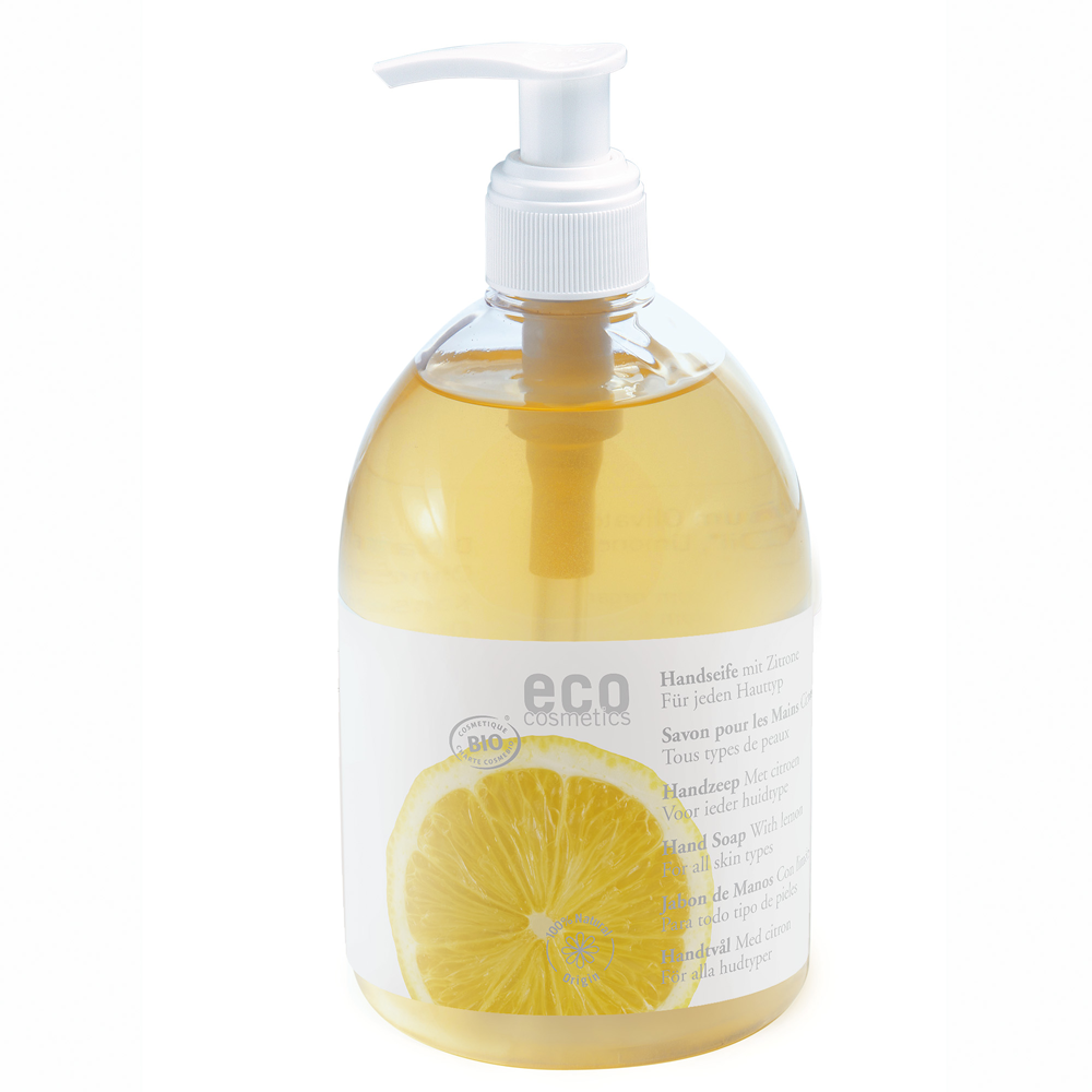 Mydło w płynie Z CYTRYNĄ z dozownikiem 300 ml Eco Cosmetics