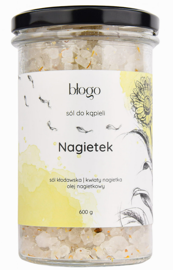 Sól do kąpieli Nagietek, 600 g Błogo