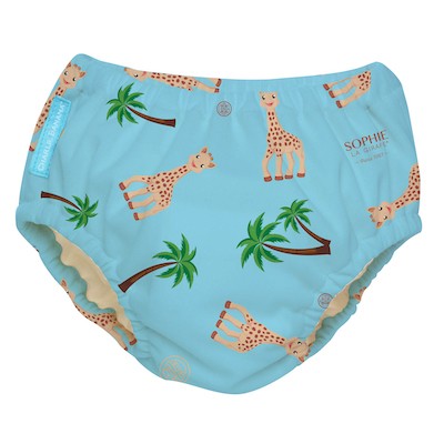 2w1 Pielucha do pływania i majtki treningowe Sophie Coco Blue Medium, Charlie Banana
