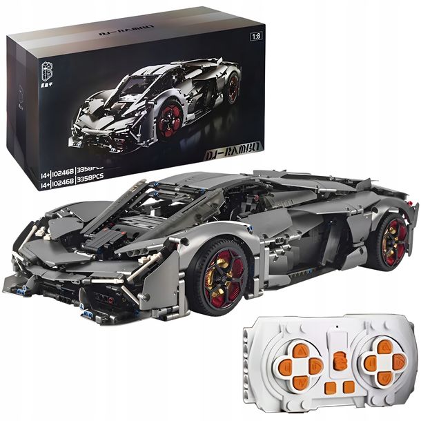 Klocki Techniczne Zestaw Klocków zdalnie sterowany Samochód Lamborghini 1:8