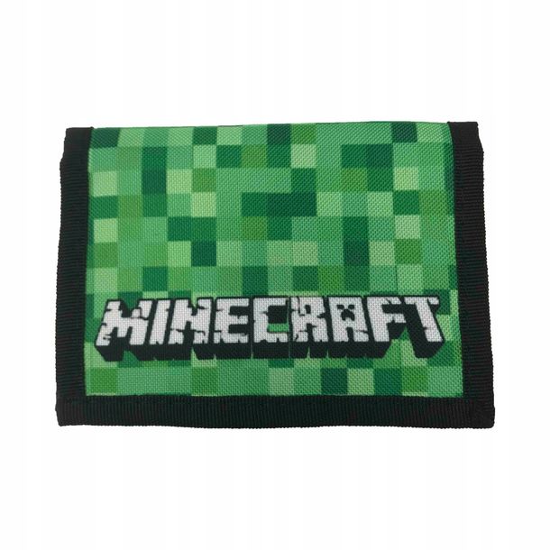 portfel MINECRAFT portfelik rozkładany wzór M2