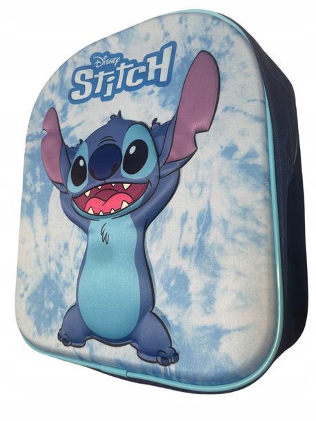Stitch Plecak Przedszkolny 3d Niebieski
