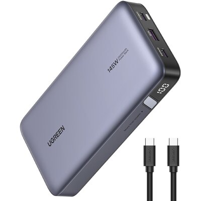 Powerbank UGREEN PB205 25000 mAh 145W Szary | Bezpłatny transport